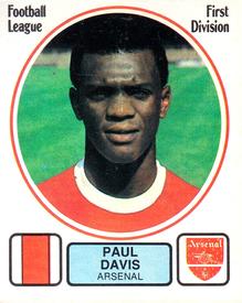 1981-82 Panini Football 82 (UK) #15 Paul Davis Front
