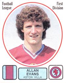 1981-82 Panini Football 82 (UK) #22 Allan Evans Front