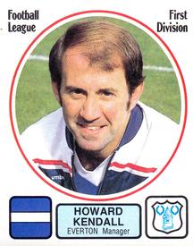 1981-82 Panini Football 82 (UK) #86 Howard Kendall Front