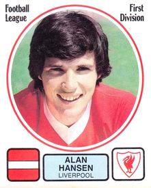 1981-82 Panini Football 82 (UK) #126 Alan Hansen Front
