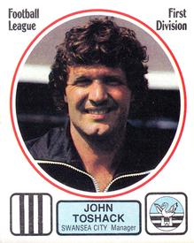 1981-82 Panini Football 82 (UK) #266 John Toshack Front