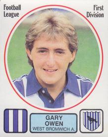 1981-82 Panini Football 82 (UK) #298 Gary Owen Front