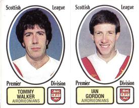 1981-82 Panini Football 82 (UK) #428 Tommy Walker / Ian Gordon Front