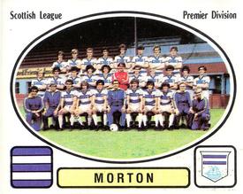 1981-82 Panini Football 82 (UK) #468 Greenock Morton Team Group Front
