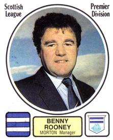 1981-82 Panini Football 82 (UK) #469 Benny Rooney Front