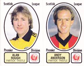 1981-82 Panini Football 82 (UK) #479 Alan Rough / Andy Anderson Front