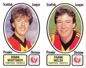 1981-82 Panini Football 82 (UK) #480 Brian Whittaker / Frank Welsh Front