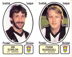1981-82 Panini Football 82 (UK) #501 Ian Scanlon / Frank McDougall Front