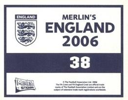 2006 Merlin England #38 v Northern Ireland (H) A Cole / J Cole Back
