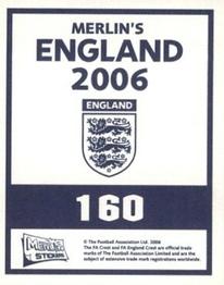2006 Merlin England #160 Ashley Cole Back