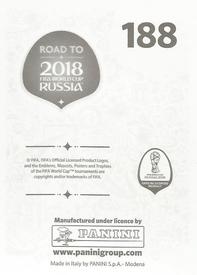 2017 Panini Road To 2018 FIFA World Cup Stickers #188 Aleksei Miranchuk Back