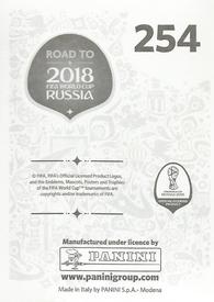 2017 Panini Road To 2018 FIFA World Cup Stickers #254 Roman Bezjak Back