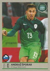 2017 Panini Road To 2018 FIFA World Cup Stickers #255 Andraz Sporar Front