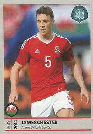 2017 Panini Road To 2018 FIFA World Cup Stickers #259 James Chester Front