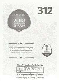 2017 Panini Road To 2018 FIFA World Cup Stickers #312 Rodrigo Caio Back