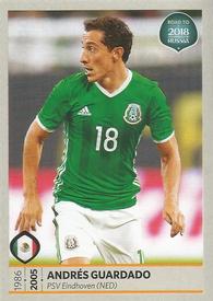 2017 Panini Road To 2018 FIFA World Cup Stickers #424 Andres Guardado Front
