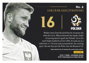 2017 Panini Aficionado #6 Jakub Blaszczykowski Back