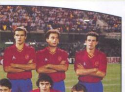 1988 Panini UEFA Euro 88 #127 Team Spain Front