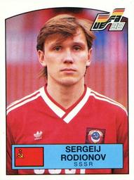 1988 Panini UEFA Euro 88 #260 Sergei Rodionov Front