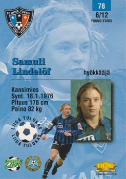 1996 Tactic #78 Samuli Lindelöf Back