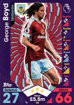 2016-17 Topps Match Attax Premier League #50 George Boyd Front