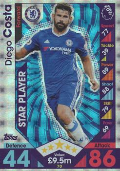 2016-17 Topps Match Attax Premier League #70 Diego Costa Front