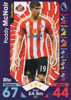 2016-17 Topps Match Attax Premier League #261 Paddy McNair Front