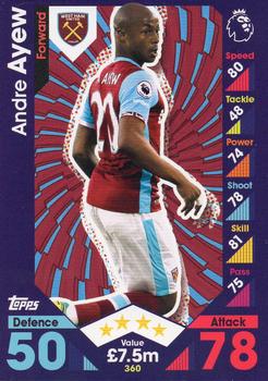 2016-17 Topps Match Attax Premier League #360 Andre Ayew Front