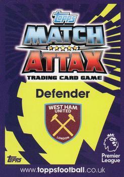 2016-17 Topps Match Attax Premier League #454 Winston Reid Back
