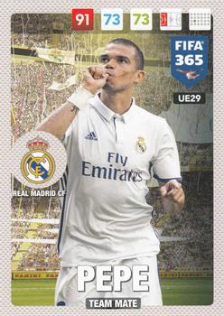 2016-17 Panini Adrenalyn XL FIFA 365 Update Edition #UE29 Pepe Front