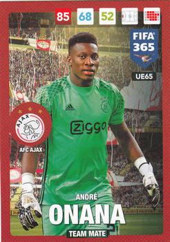 2016-17 Panini Adrenalyn XL FIFA 365 Update Edition #UE65 André Onana Front