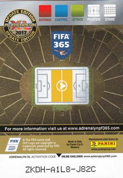 2016-17 Panini Adrenalyn XL FIFA 365 Update Edition #UE112 James Rodríguez Back