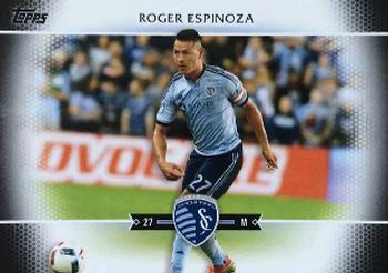 2017 Topps MLS - Black #139 Roger Espinoza Front
