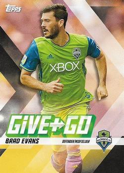2017 Topps MLS - Give and Go #GG-ED Brad Evans / Clint Dempsey Front