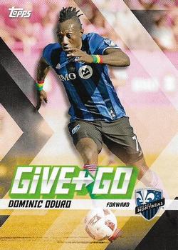 2017 Topps MLS - Give and Go #GG-OP Dominic Oduro / Ignacio Piatti Front