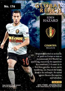 2017 Panini Aficionado - Artist's Proof Gold #176 Eden Hazard Back