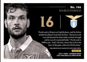 2017 Panini Aficionado - First Kick #146 Marco Parolo Back