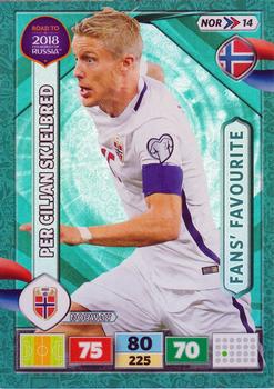 2017 Panini Adrenalyn XL Road to 2018 World Cup #NOR14 Per Ciljan Skjelbred Front