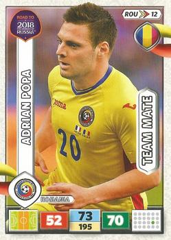 2017 Panini Adrenalyn XL Road to 2018 World Cup #ROU12 Adrian Popa Front