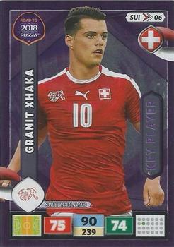 2017 Panini Adrenalyn XL Road to 2018 World Cup #SUI06 Granit Xhaka Front