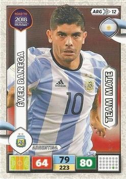 2017 Panini Adrenalyn XL Road to 2018 World Cup #ARG12 Ever Banega Front