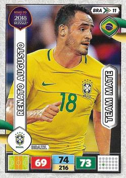 2017 Panini Adrenalyn XL Road to 2018 World Cup #BRA11 Renato Augusto Front