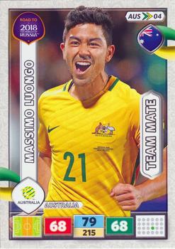 2017 Panini Adrenalyn XL Road to 2018 World Cup #AUS04 Massimo Luongo Front