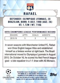2017 Topps UEFA Champions League Showcase - Black #135 Rafael Back