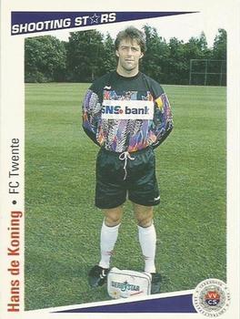 1991-92 Shooting Stars Dutch League #187 Hans de Koning Front