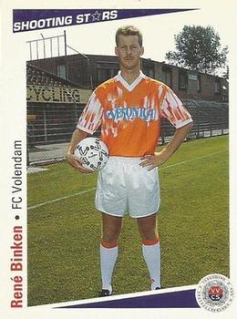 1991-92 Shooting Stars Dutch League #235 Rene Binken Front
