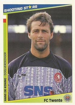 1992-93 Shooting Stars Dutch League #186 Hans de Koning Front