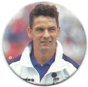 1996 Panini Euro 96 Caps #60 Roberto Baggio Front