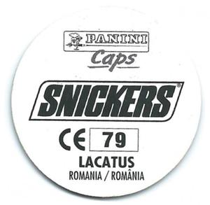 1996 Panini Euro 96 Caps #79 Marius Lacatus Back