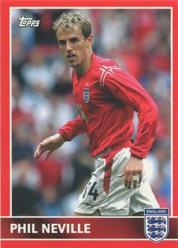 2005 Topps England #39 Phil Neville Front